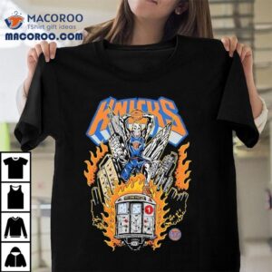 Warren Lotas X New York Knicks Wardrobe Skull Graphic Tshirt