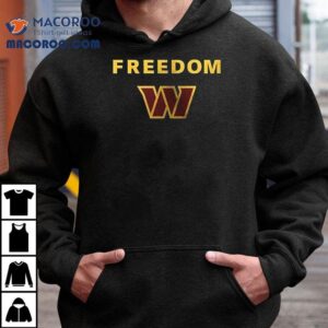 Washington Commanders X Charlie Kirk Freedom Logo Tshirt