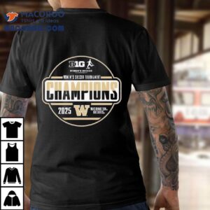 Washington Huskies Big Ten Women S Soccer Tournament Champions Locker Room Tshirt