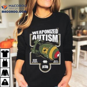 Weaponized Autism Military Tshirt