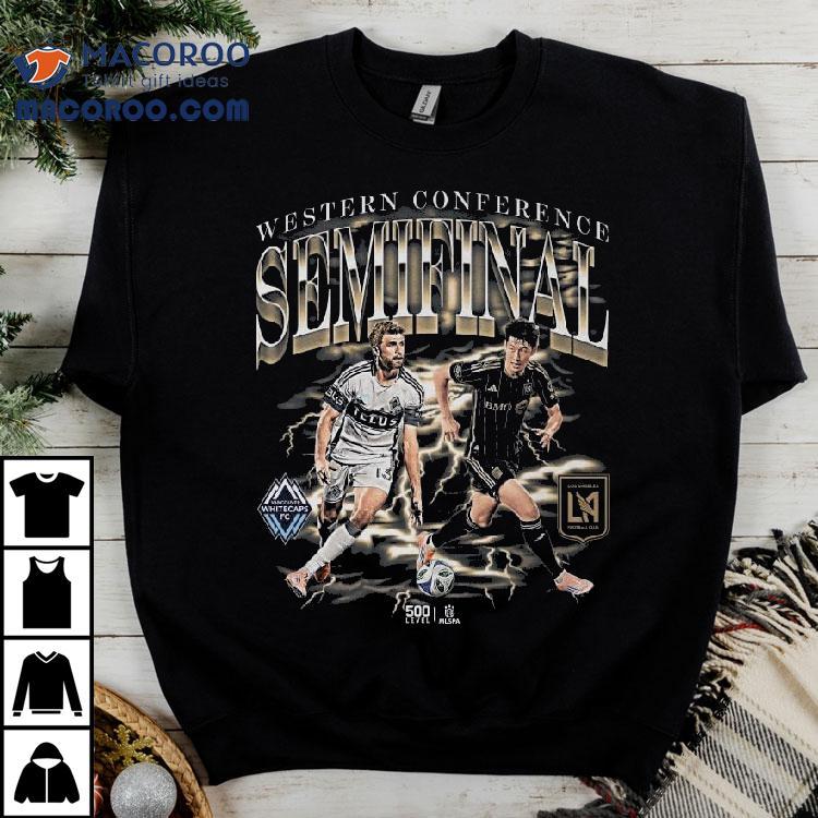 Western Conference MLS Playoffs 2025 Vancouver Whitecaps FC Vs LAFC T-shirt Western Conference MLS Playoffs 2025 Vancouver Whitecaps FC Vs LAFC T-shirt