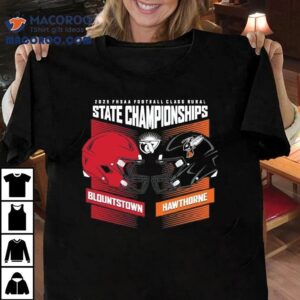 2025 Fhsaa Football Class Rural State Championships H2h Blountstown Vs Hawthorne Shirt