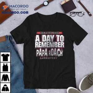 A Day To Remember X Papa Roach X Landmvrks Big Rock Tour 2026 Australia And New Zealand City Dates Shirt