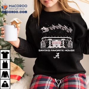 Alabama Football Santa’s Favorite House Shirt