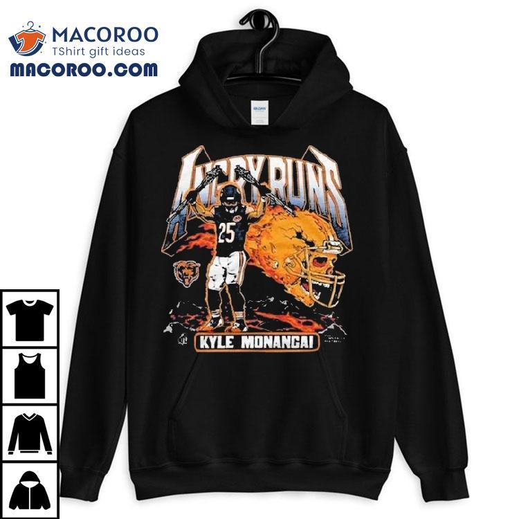 Angry Runs Chicago Bears Kyle Monangai Double Winner Shirt Angry Runs Chicago Bears Kyle Monangai Double Winner Shirt