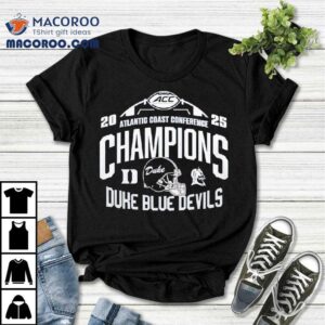 Atlantic Coast Conference 2025 Duke Blue Devils Champions Shirt