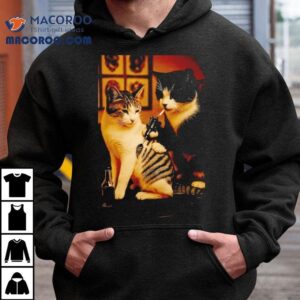 Cat Smoking Tattoo Inked Kitty Artist Funny Meme Shirt