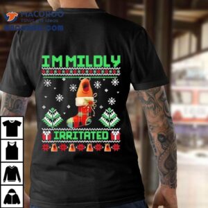 I’m Mildly Irritated Marcus The Worm Christmas Funny Meme Shirt