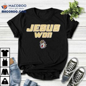Jesus Won Jmu Dukes Bulldog Logo Tshirt