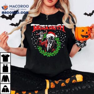 Megadeth Holiday Gift Vic Wreath Christmas Shirt