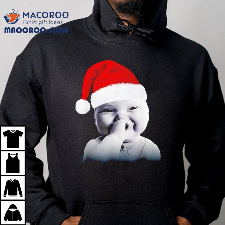 Niche Baby Gen Z Meme Giggling Ai Laughing Christmas Shirt Niche Baby Gen Z Meme Giggling Ai Laughing Christmas Shirt