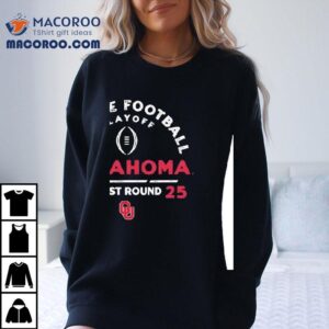 Oklahoma Sooners College Football Playoff First Round Tshirt