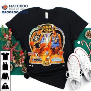 San Antonio Spurs And New York Knicks Player Nba Finals Graphic Tshirt