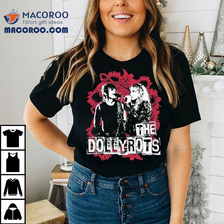 The Dollyrots Live + Loud Flowers Shirt The Dollyrots Live + Loud Flowers Shirt