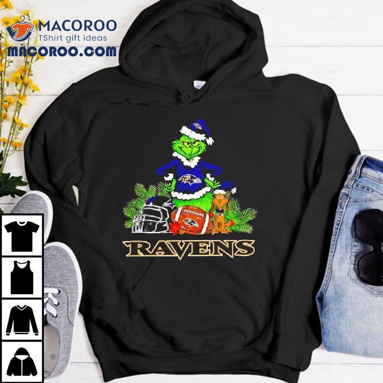 The Grinch And Max Baltimore Ravens Christmas Helmet Items Shirt The Grinch And Max Baltimore Ravens Christmas Helmet Items Shirt
