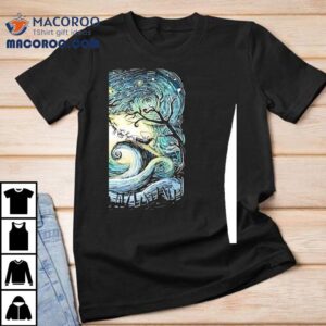 The Nightmare Before Christmas Style Van Gogh’s Starry Night Shirt The Nightmare Before Christmas Style Van Gogh’s Starry Night Shirt