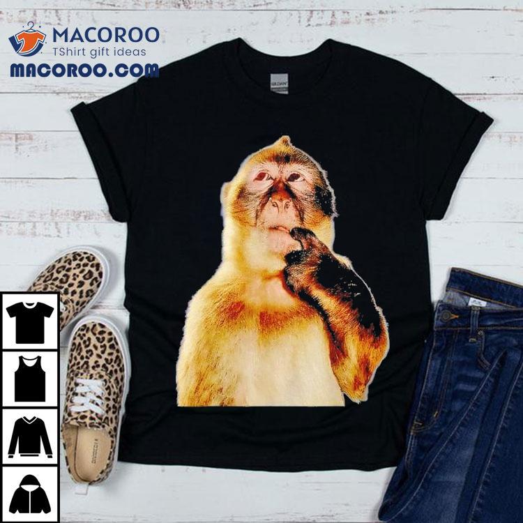 Thinking Monkey Meme Cute Shirt Thinking Monkey Meme Cute Shirt