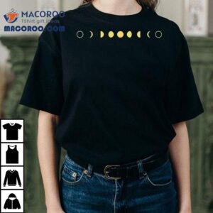 Two Wolves Wine Moon Phase Shirt