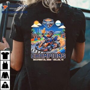 Utsa Roadrunners Servpro First Responder Bowl Champions Mario Kart Parody Rowdy Mascot Gerald J Ford Stadium Dallas Texas December 26 2025 Shirt