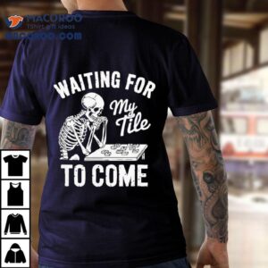 Waiting For My Tile To Come Mahjong Japanese Chinese Game Shirt