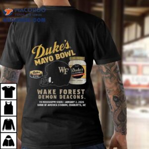 Wake Forest Demon Deacons 2026 Duke’s Mayo Bowl Helmet Shirt