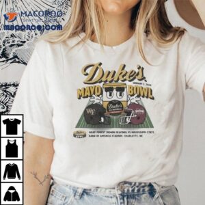 Wake Forest Demon Deacons Vs Mississippi State Bulldogs Duke’s Mayo Bowl On January 2 2026 Shirt