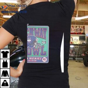 Wasabi Fenway Bowl Uconn Huskies Football 2025 Shirt