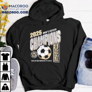 Washington Huskies 2025 Men’s Soccer National Champions Shirt
