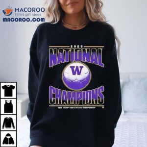 Washington Huskies 2025 Ncaa Men’s Soccer National Champions Shirt