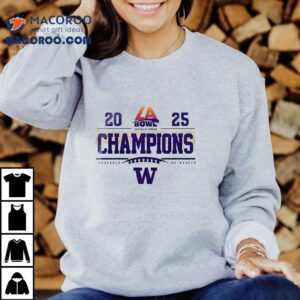 Washington Huskies Beat Broncos La Bowl Champions Mascot Shirt