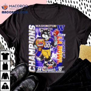 Washington Huskies Destroy Boise State Broncos Bucked Up La Bowl Champions 2025 Shirt
