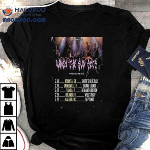 When The Sun Sets Pop Punk Is Forever Spring Tour Feb 2026 Shirt