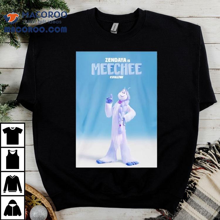 Zendaya Is Meechee In Smallfoot Shirt Zendaya Is Meechee In Smallfoot Shirt
