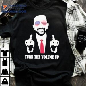 Zohran Mamdani Tells Trump Turn The Volume Up Middle Finger Shirt