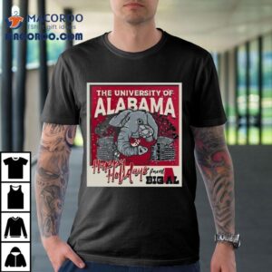 Alabama Crimson Tide Snowy Polaroid Shirt