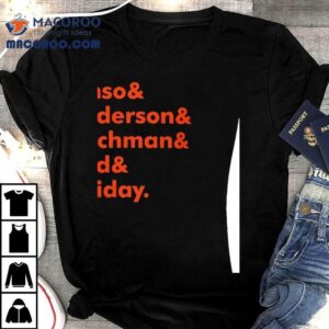 Alonso Henderson Rutschman Ward Holliday Baltimore Baseball Shirt