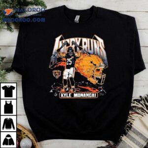 Angry Runs Chicago Bears Kyle Monangai Double Winner Shirt