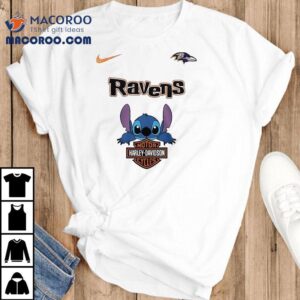 Baltimore Ravens X Stitch Harley Davidson Shirt