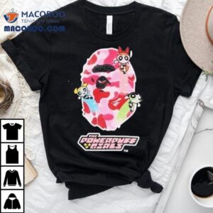 Bape X The Powerpuff Girls Ape Head Shirt
