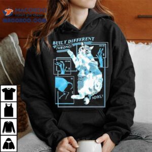 Built Different Wrong Monkey Cat Collaboration Shirt