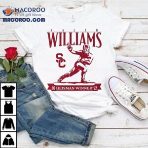 Caleb Williams Heisman Trophy Usc Trojans Football Tshirt