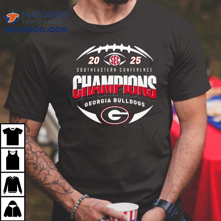 Georgia Bulldogs Southeastern Conference Champions 2025 Shirt Georgia Bulldogs Southeastern Conference Champions 2025 Shirt