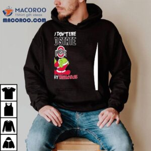 Grinch Ass Ohio State Buckeyes If You Don’t Like Merry Kissmyass Christmas Shirt