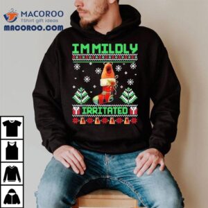 I’m Mildly Irritated Marcus The Worm Christmas Funny Meme Shirt