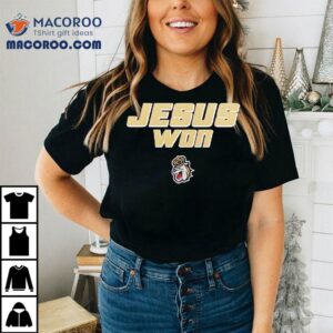 Jesus Won Jmu Dukes Bulldog Logo Tshirt
