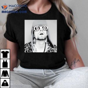 Kurt Cobain Bitcoin Glasses Tshirt