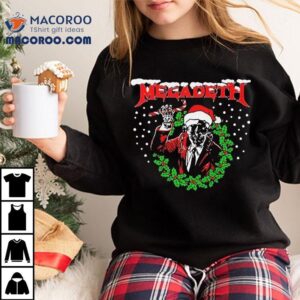 Megadeth Holiday Gift Vic Wreath Christmas Shirt