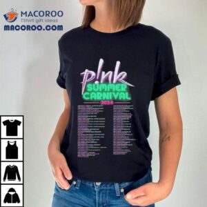 P Nk Singer Summer Carnival Tour Performance Schedule Tshirt