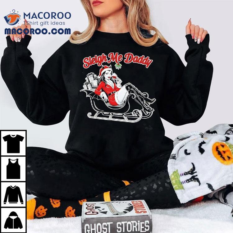 Sleigh Me Daddy Vampire Santa Wine Bat Holiday Spicy Shirt Sleigh Me Daddy Vampire Santa Wine Bat Holiday Spicy Shirt