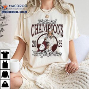 Texas Am Aggies National Champions Volleyball Masco Tshirt